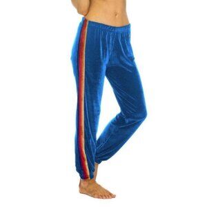 Aviator Nation Blue Velvet Sweatpants size L